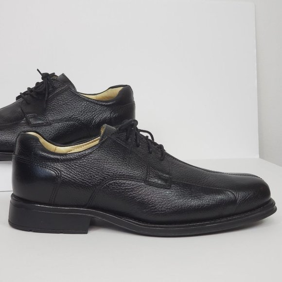 Belvedere Black Bay Ridge Leather Men\'s Dress Shoe Size 10EEE Belvedere Duke Leather Lace-up Cap Toe Oxfords, Black  main image 2